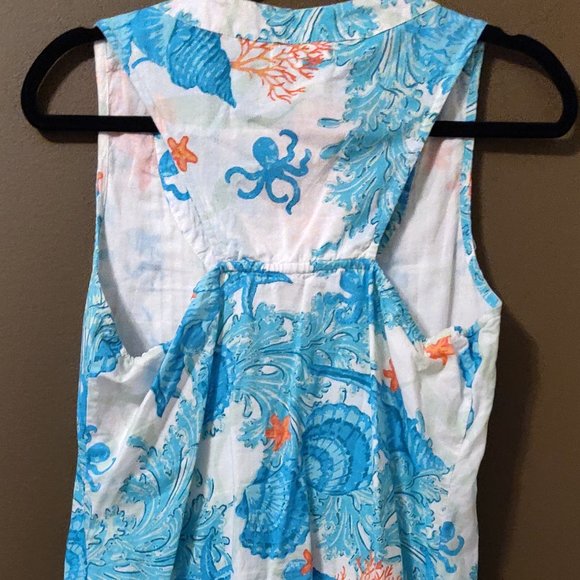 Modaposa Felice Pin Tuck Sleeveless Cotton Dress SIZE MEDIUM - Picture 5 of 9